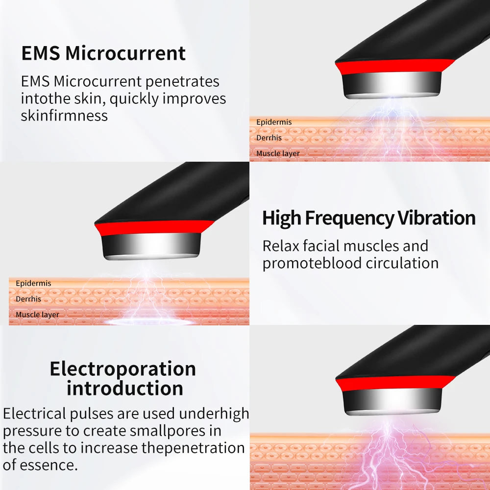 7 Color 6-in-1 Face & Neck Light Therapy Wand