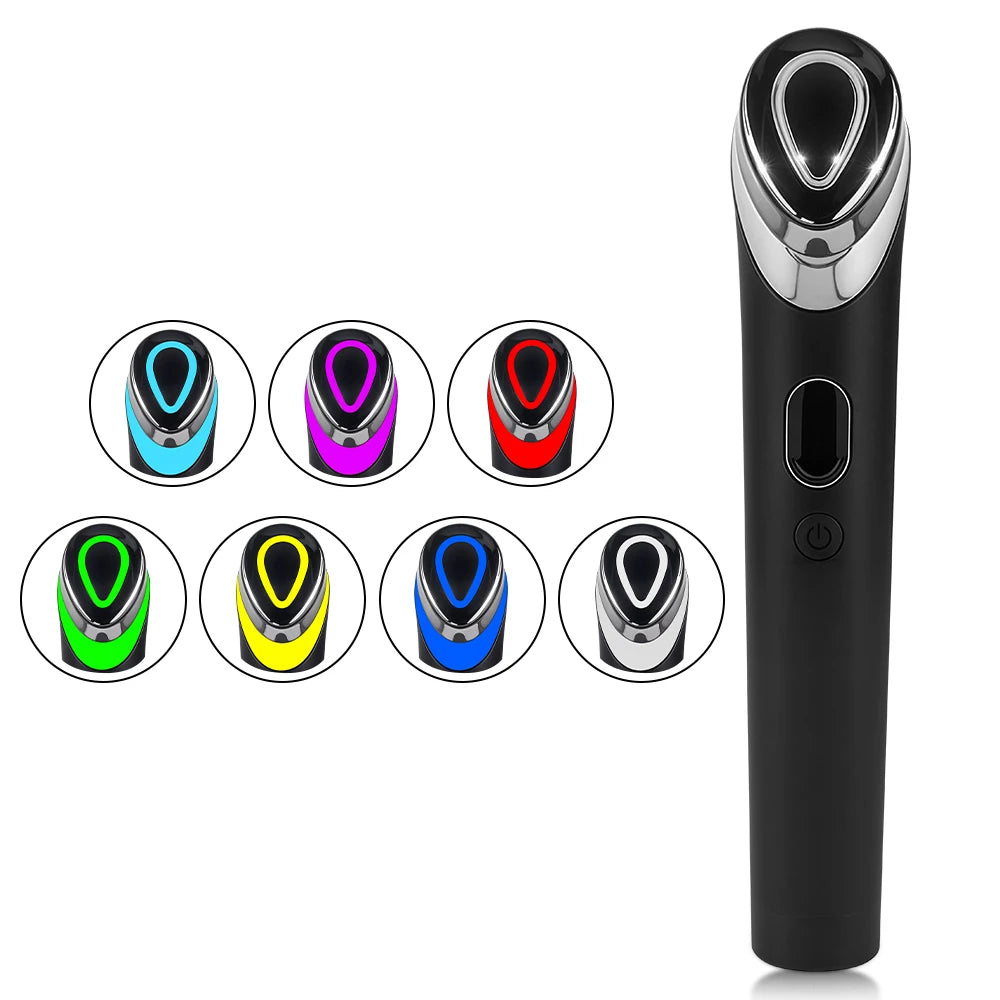 7 Color 6-in-1 Face & Neck Light Therapy Wand