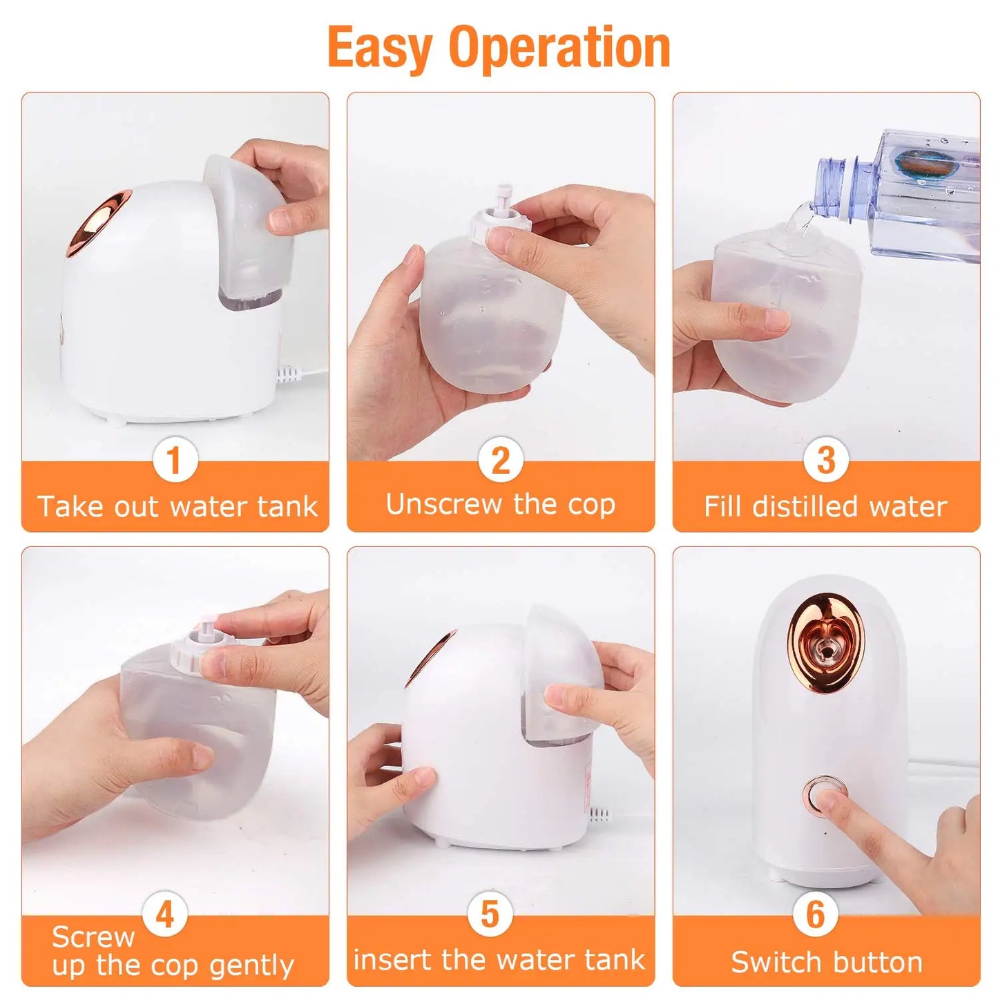 Nano Ionic Facial Steamer