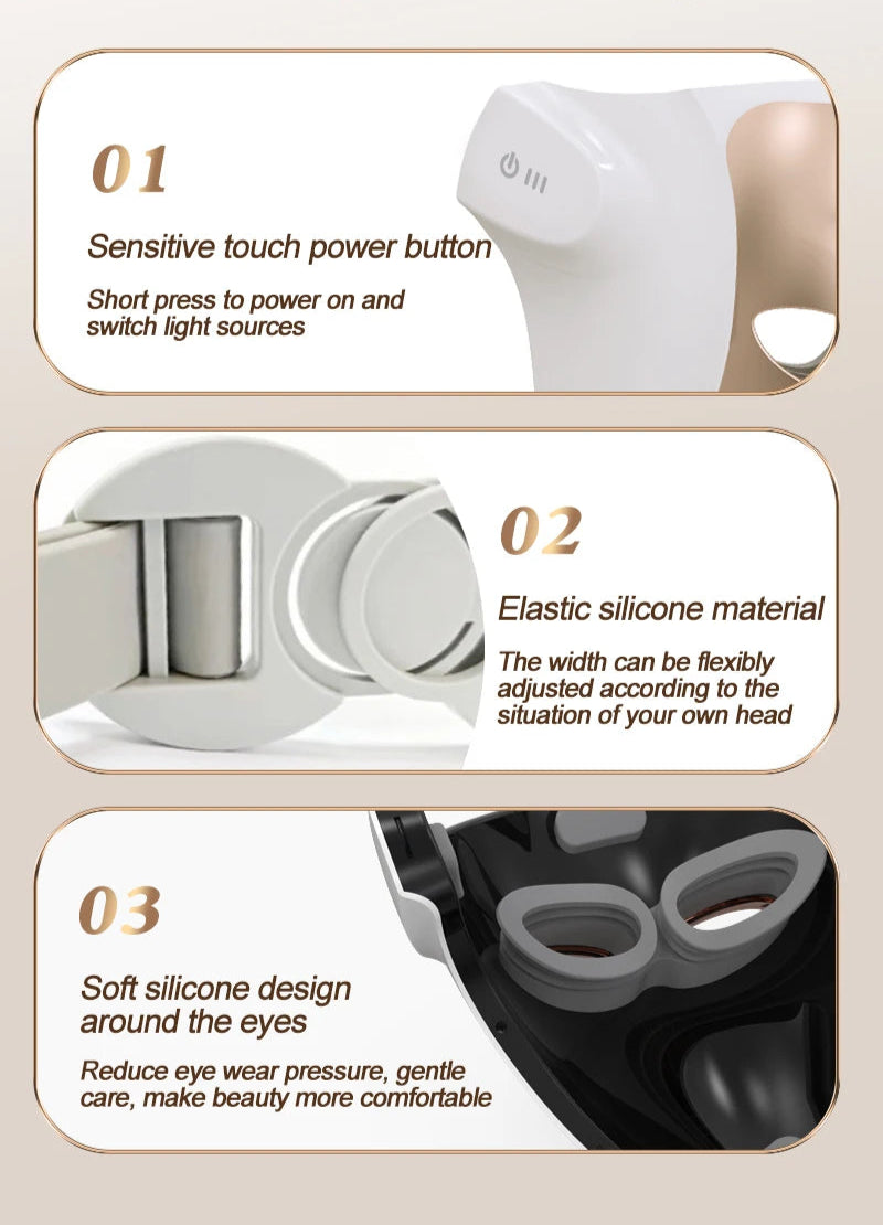 Luxury Light Therapy Face and Neck Mask