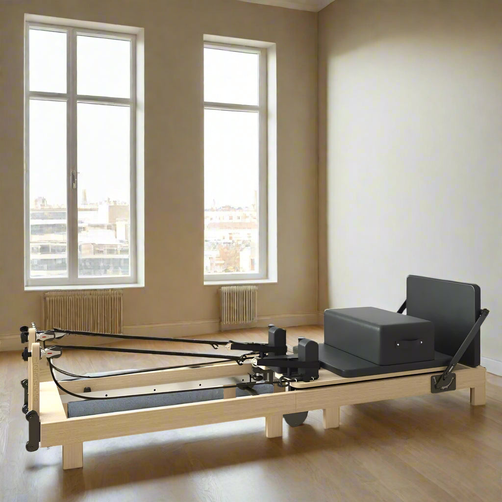 fitDNA Natural Wood Pilates Reformer
