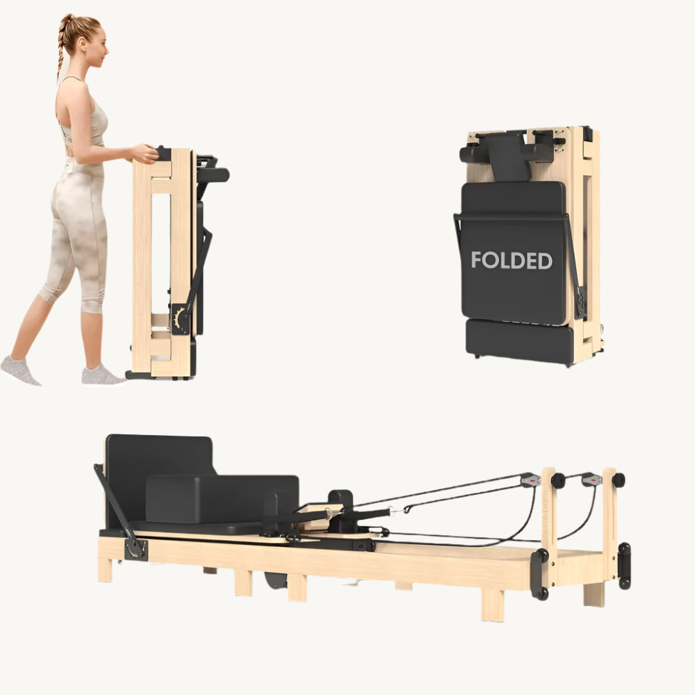fitDNA Natural Wood Pilates Reformer