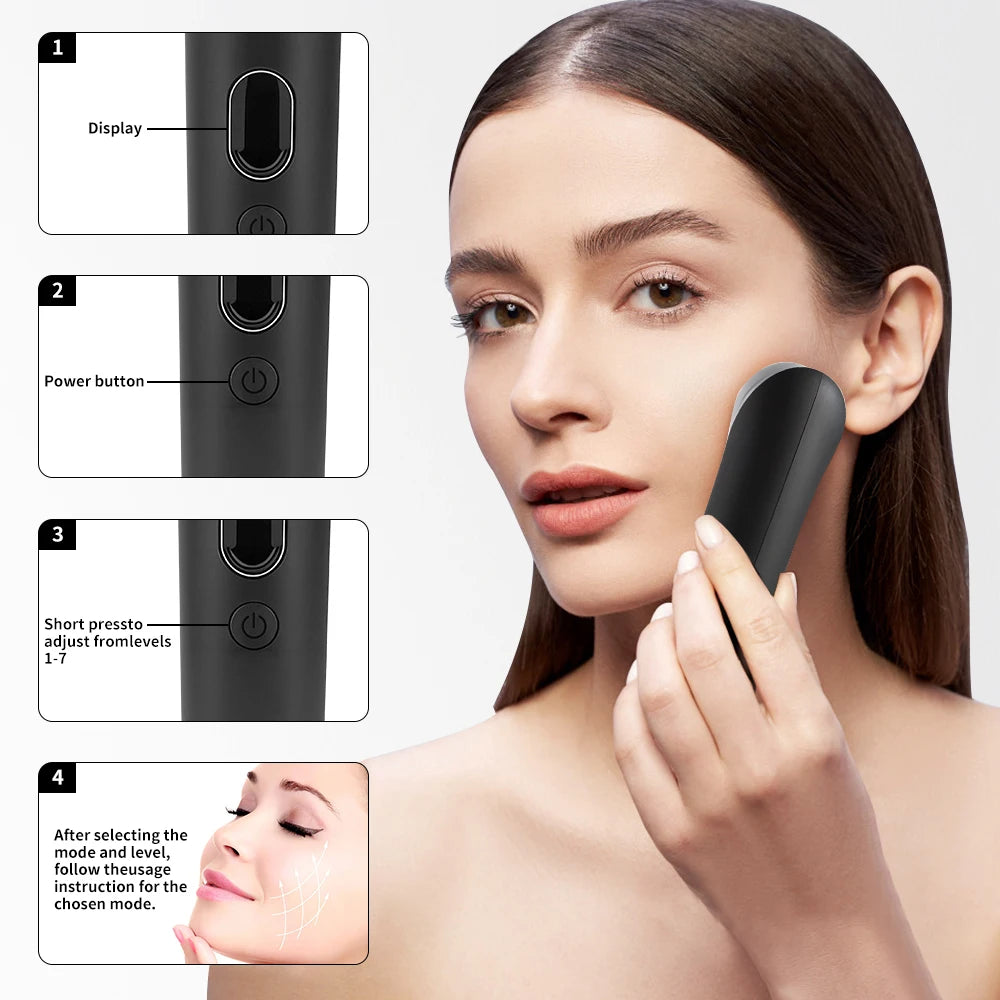 7 Color 6-in-1 Face & Neck Light Therapy Wand