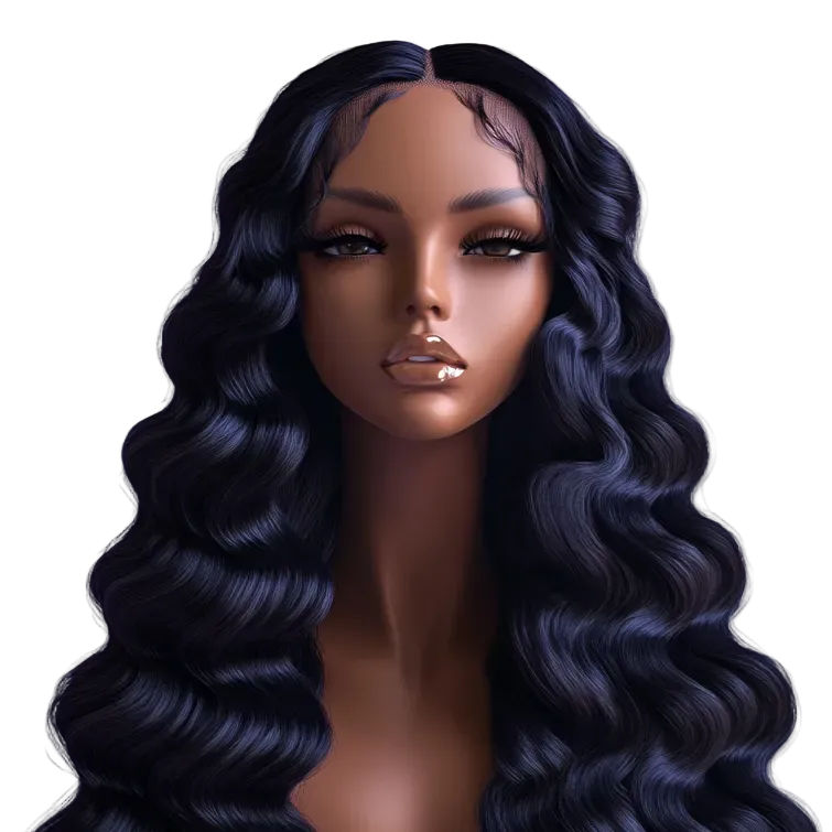 hairDNA Deep Wave Lace Front HD Wig 13X4